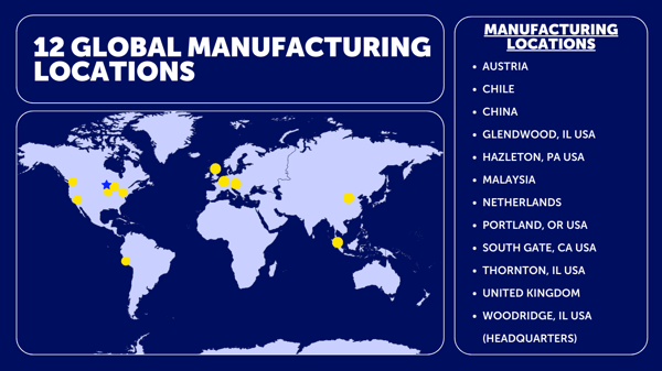 12 Global Manufacturing Locations (1)