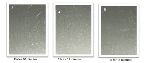 Metal coupon cleaning comparison