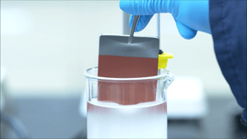 Dober manufacturing cleaning demonstration in laboratory