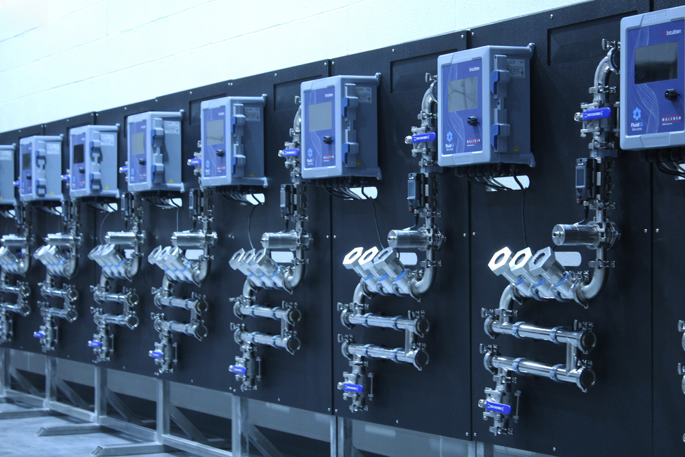 Chemical monitoring skid
