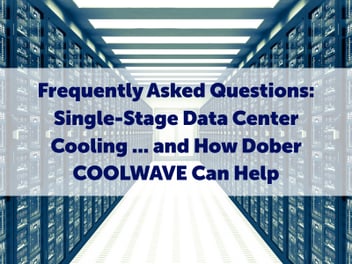 data center sample image with Dober COOLWAVE text overlaid