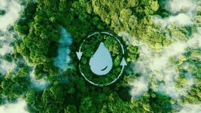 Water droplet concept art