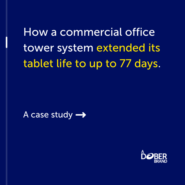 cooling tower system extended tablet life