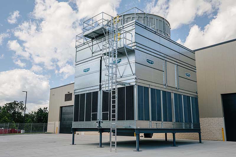 Example of a cooling tower